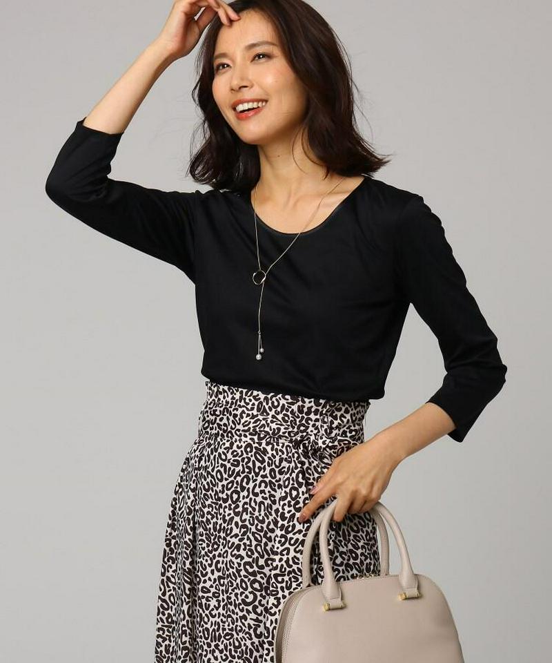 【洗える】コットン（綿）クルーネックカットソー