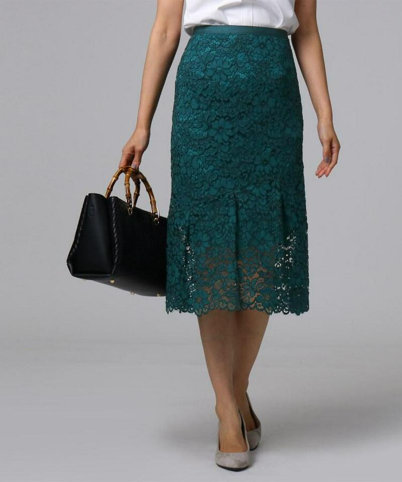 レースストレッチスカート