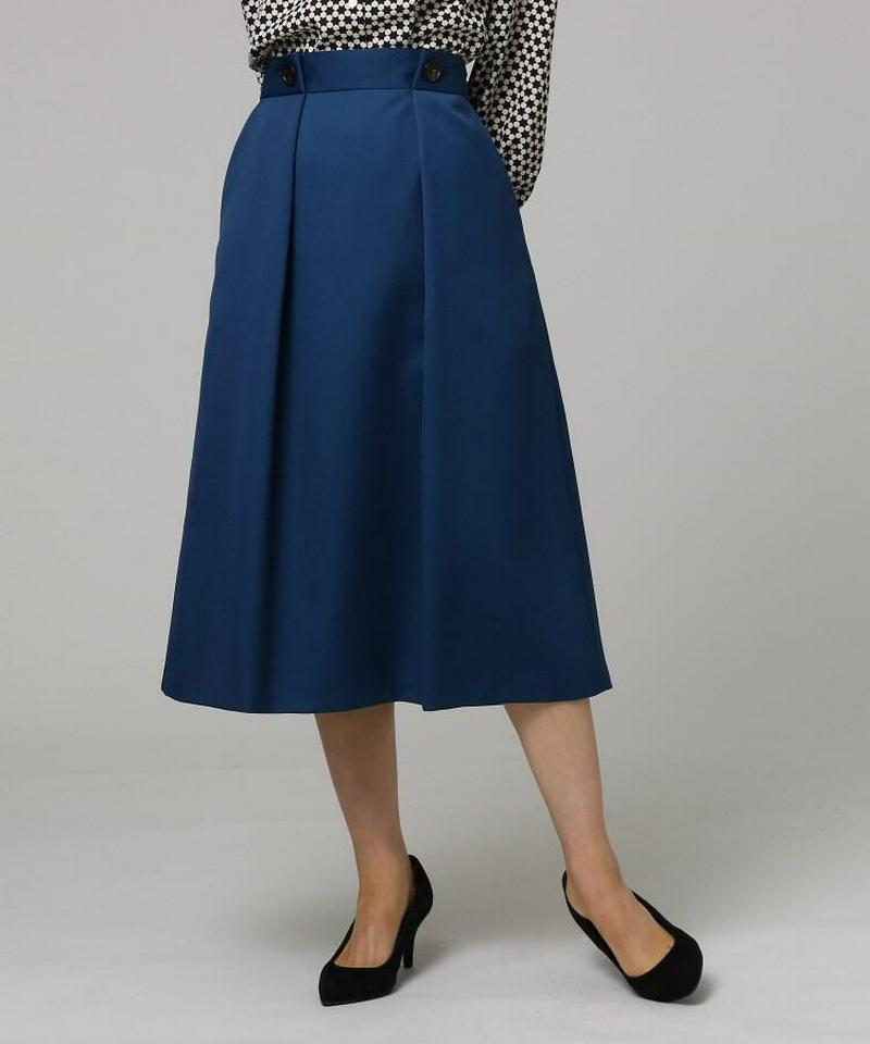 ◆ウエストボタンフレアスカート