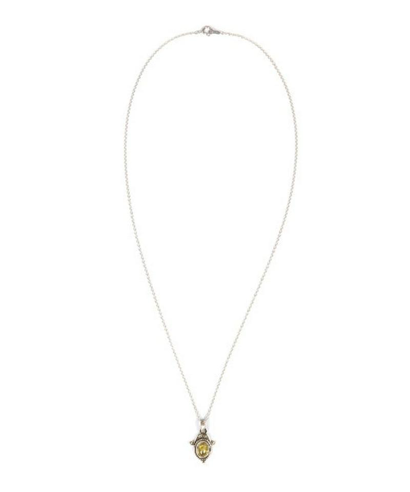 【メキシコ買付】シルバー925 シトリンネックレス