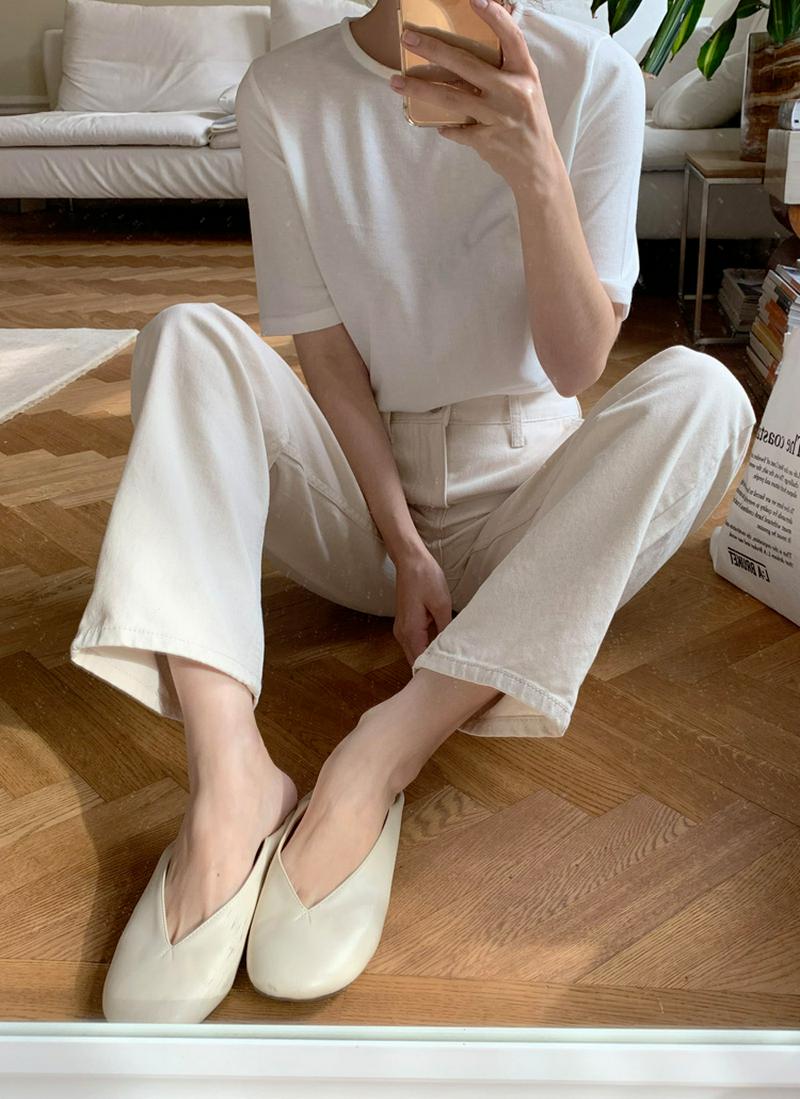 アクリル混ソフトTシャツ