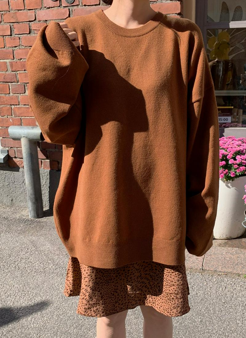 オーバーフィットニット