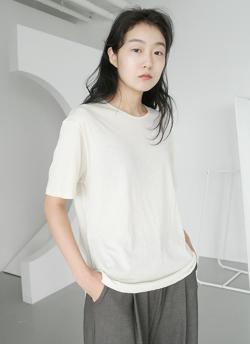 コットンハーフスリーブTシャツ