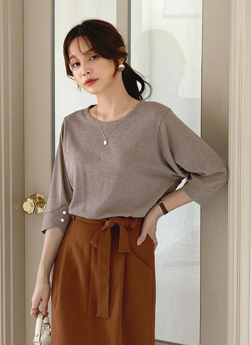 スリーブパールニット・全5色