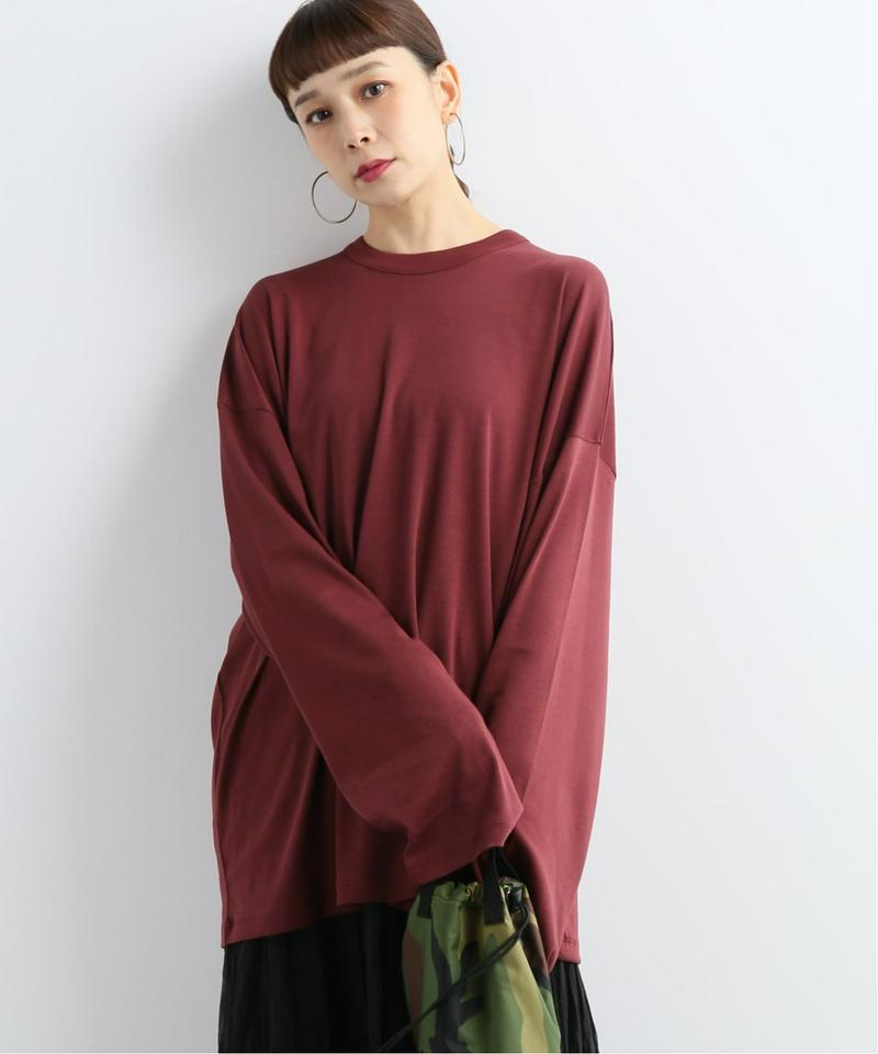 【CAN PEP REY／キャン ペプレイ】  LOOSE T-SHIRT L/S DEMA 2CE：カットソー