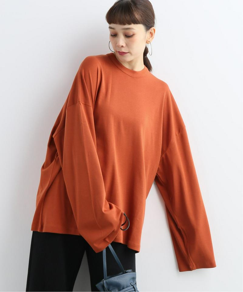 【CAN PEP REY／キャン ペプレイ】  LOOSE T-SHIRT L/S DEMA 2CE：カットソー