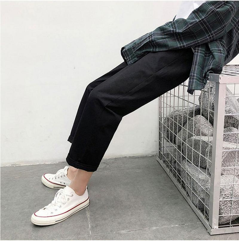 ロングパンツ レディース ボトムス パンツ おしゃれ 可愛い ブラック メール便 2019秋冬新作 S/M/L/XL/2XL/3