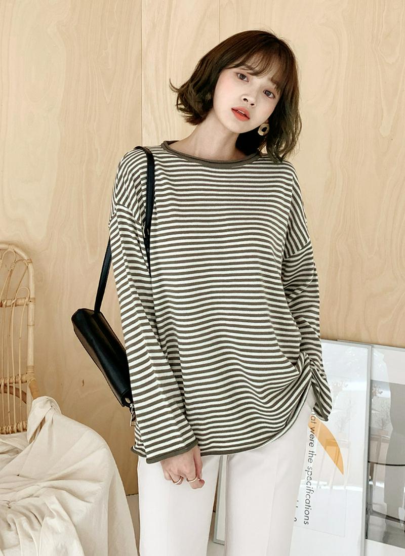 ロールボーダーニット・全6色