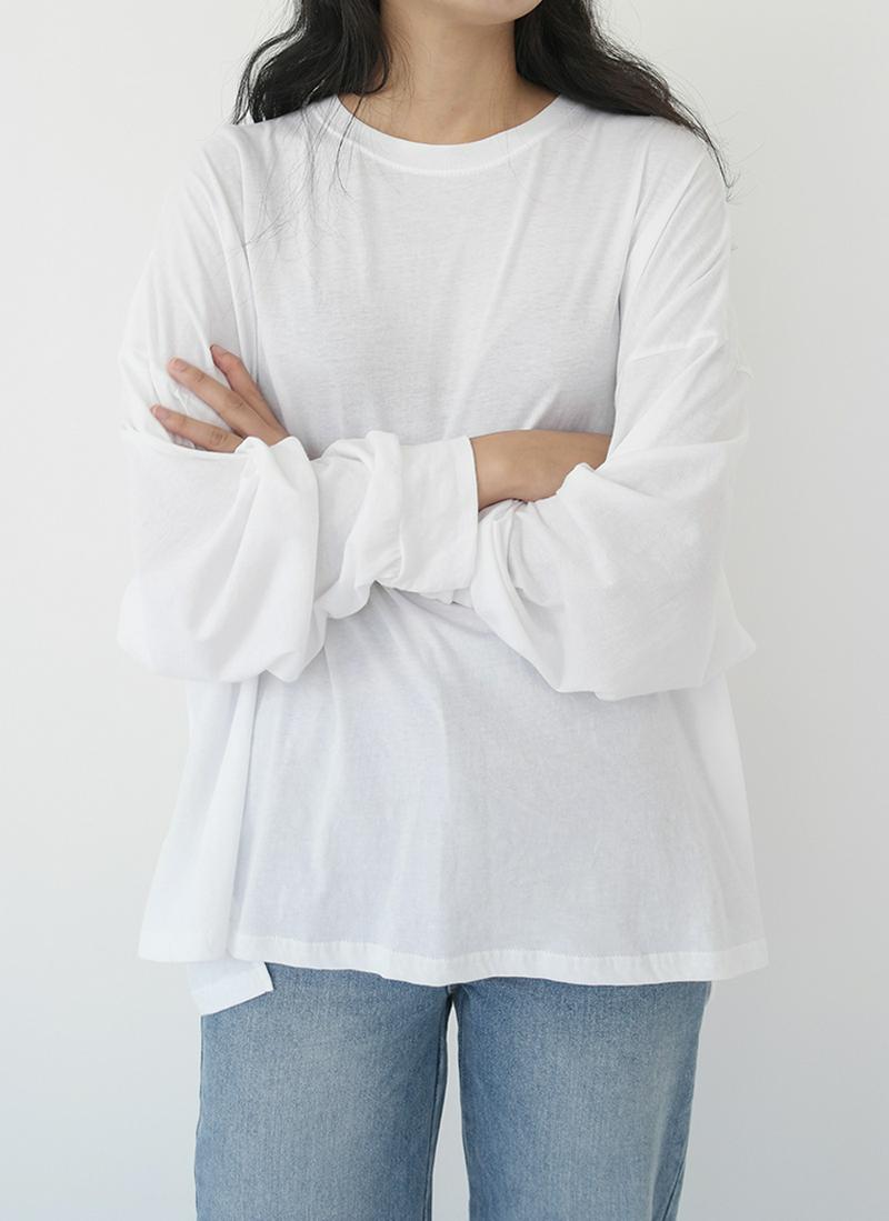オーバーフィットロングTシャツ