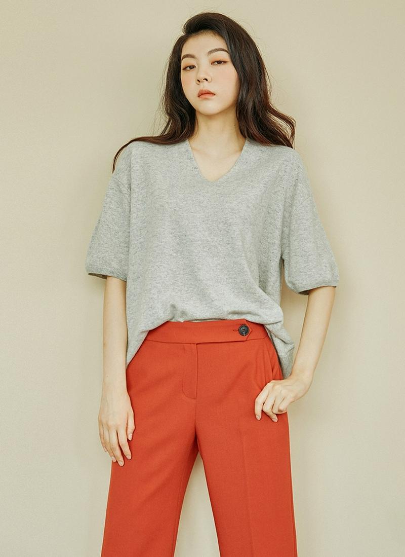 ウールカシミヤ混ニット