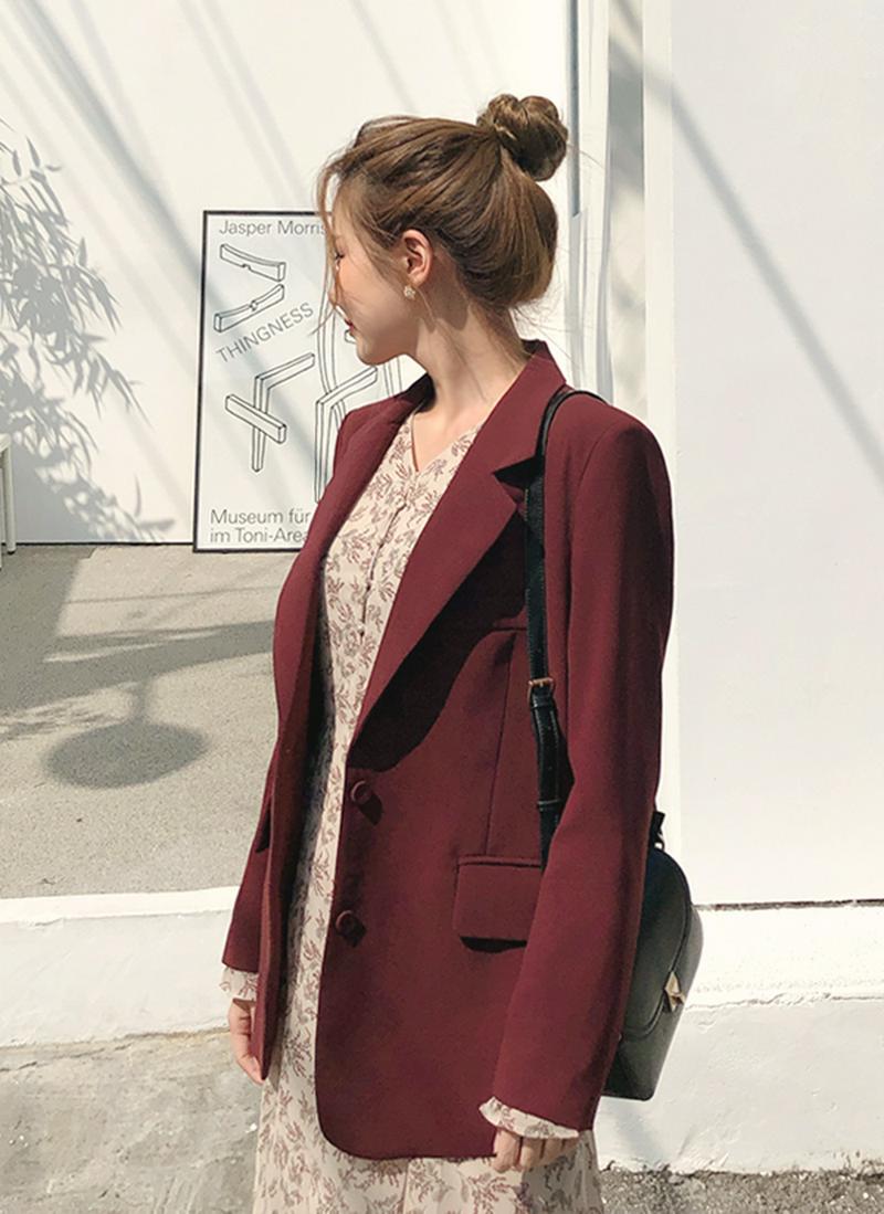 シングルボタンジャケット