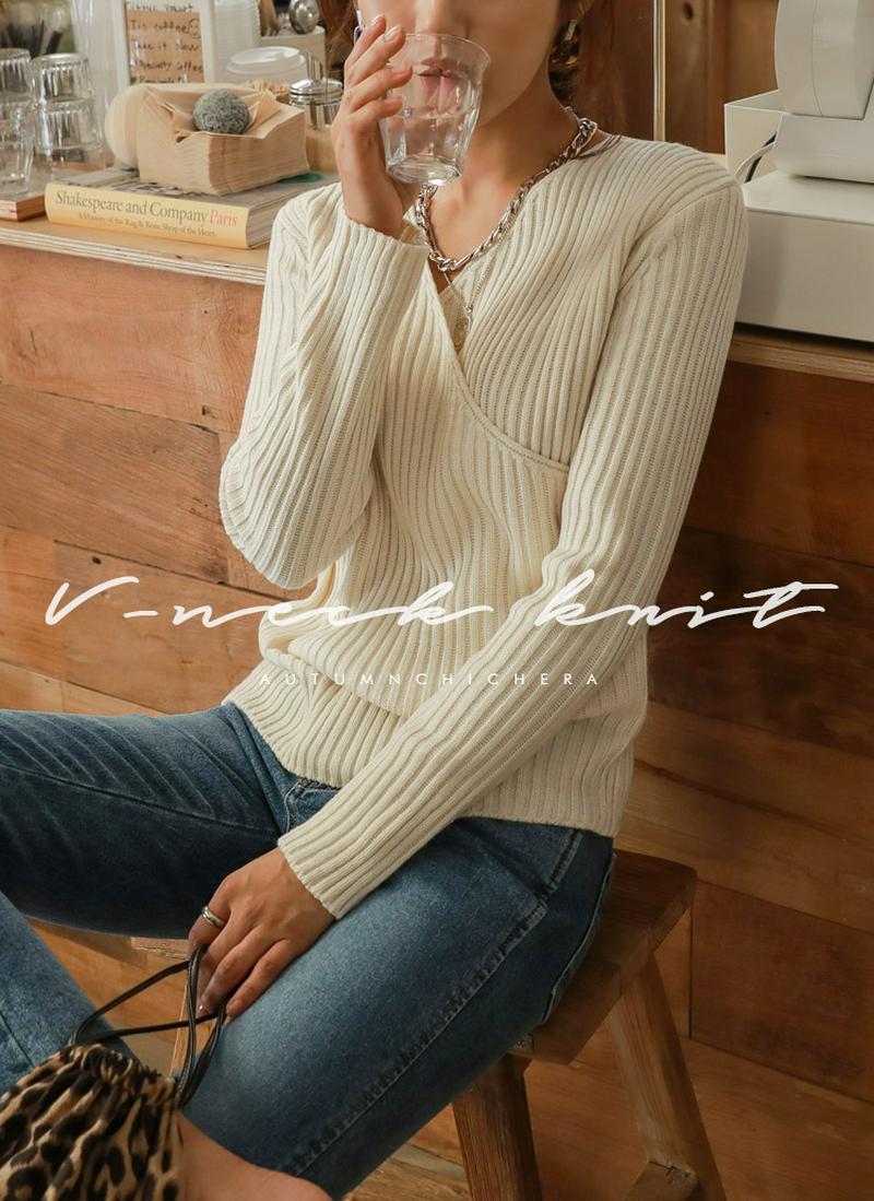 リブラップニット