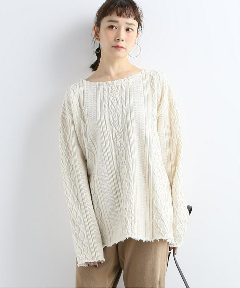 【R JUBILEE/アール ジュビリー】 CABLE PULLOVER：プルオーバー