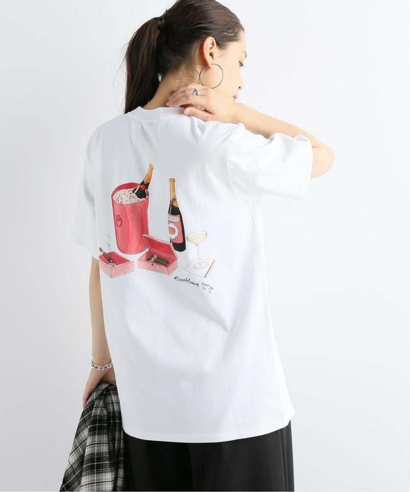 【CASABLANCA/カサブランカ】Champagne and Cigares 001:Tシャツ