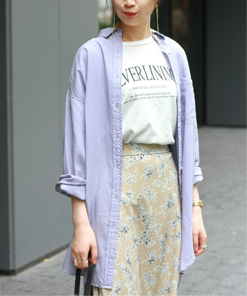 《追加》テンセル製品染めロングシャツ◆