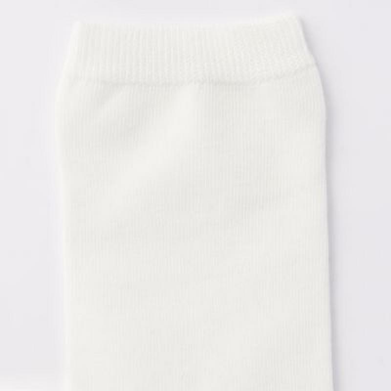 足なり直角　口ゴムなし三層　靴下（婦人・えらべる） ２３～２５ｃｍ・オフ白