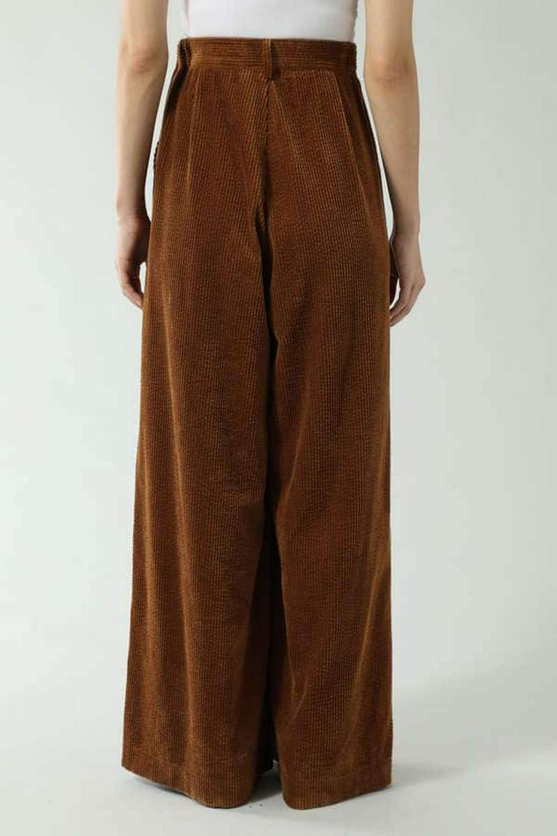 CORDUROY WIDE PANTS