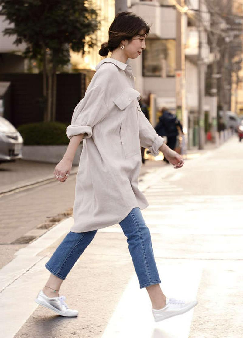 STRETCH SEMI FLARE DENIM