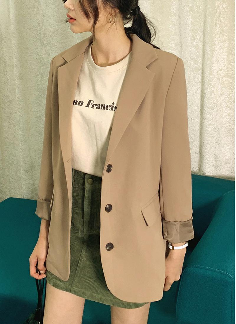 スリーボタンジャケット・全4色