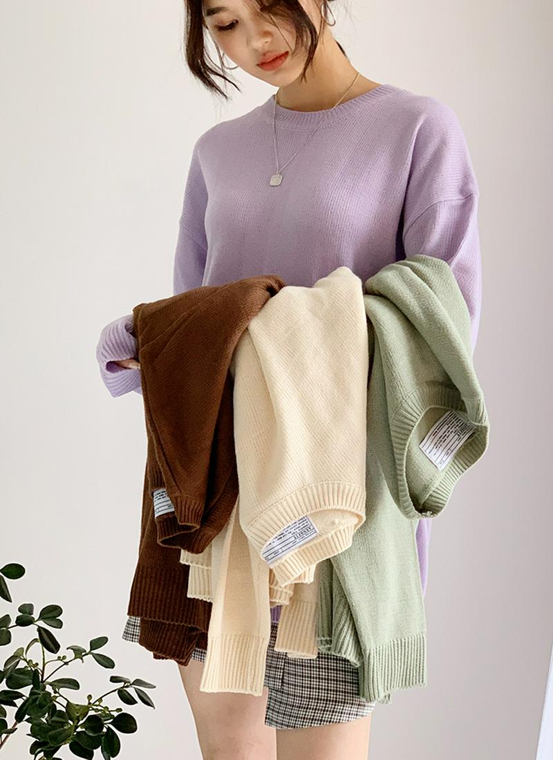 ルーズフィットニット・全7色