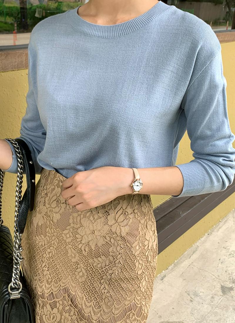 アクリルラウンドニット