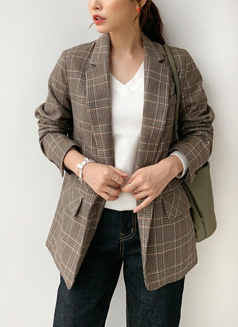 チェックジャケット・全2色