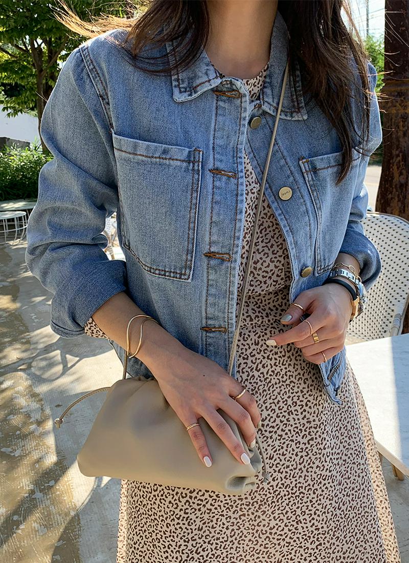 ショートデニムジャケット