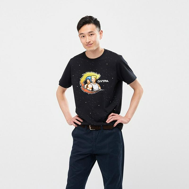 ザ ゲームピクセルズ UT 魂斗羅（グラフィックTシャツ・半袖）