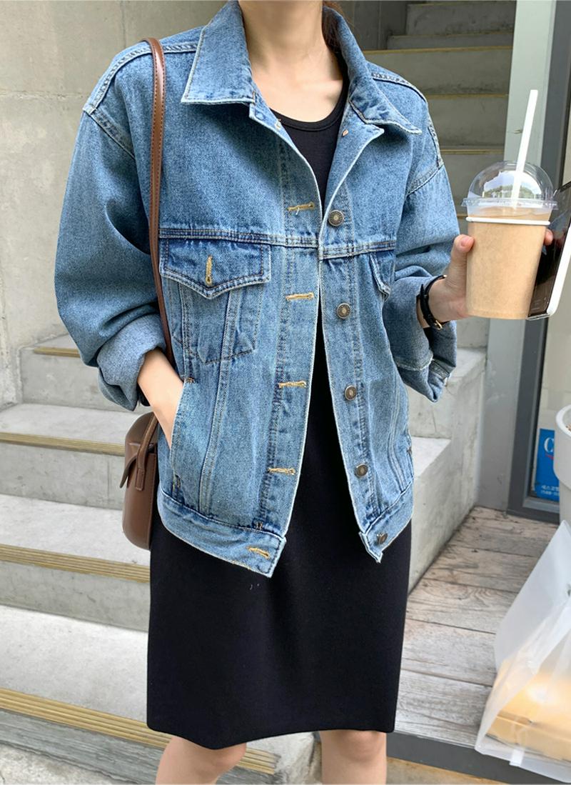 コットンデニムジャケット