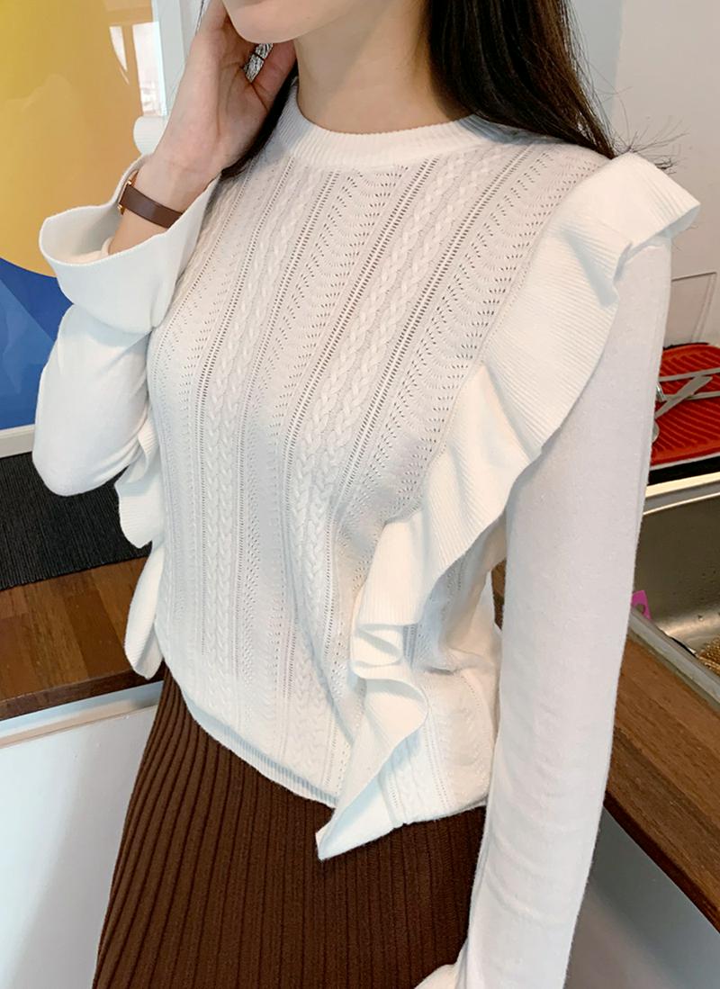 フリルツイストニット・全5色