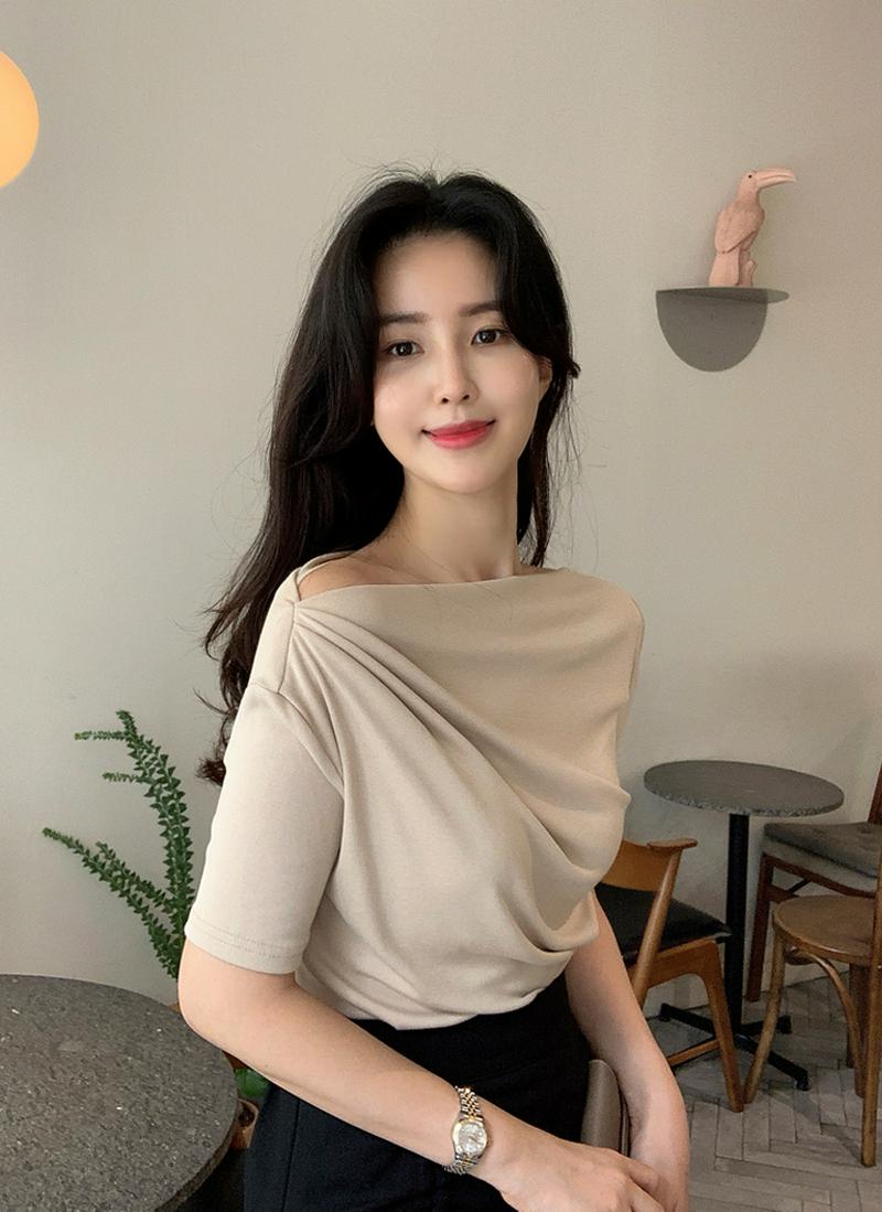 ドレープ半袖Tシャツ
