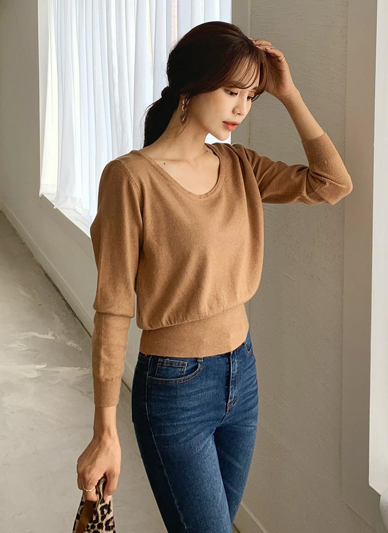 グリッターラウンドニット・全3色