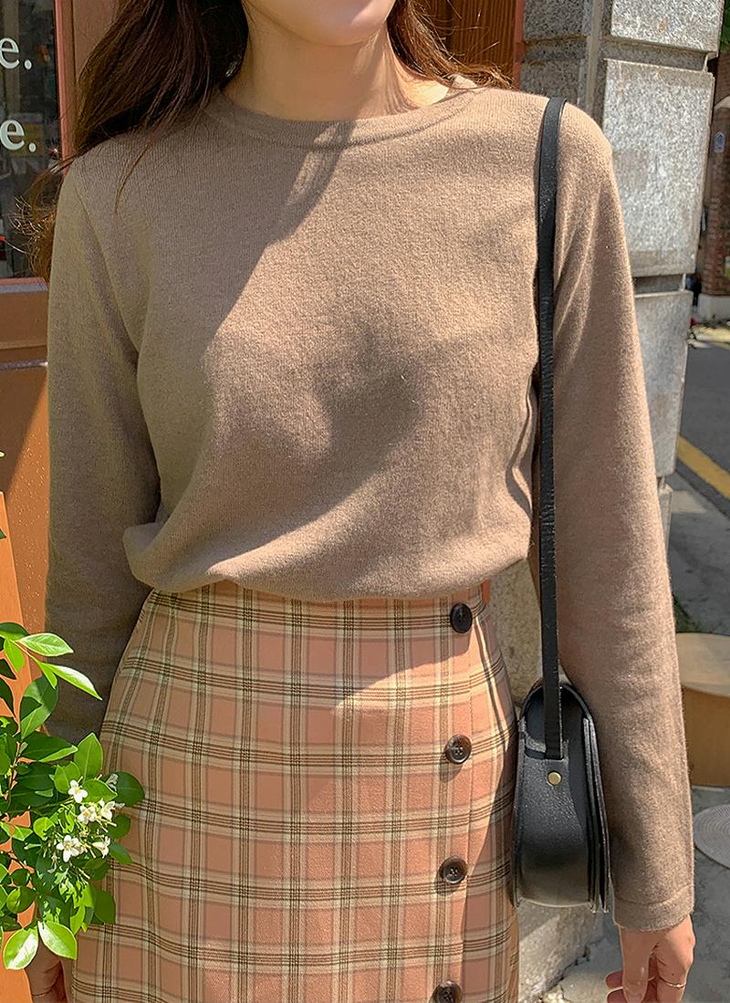 ウールカシミヤ混ニット