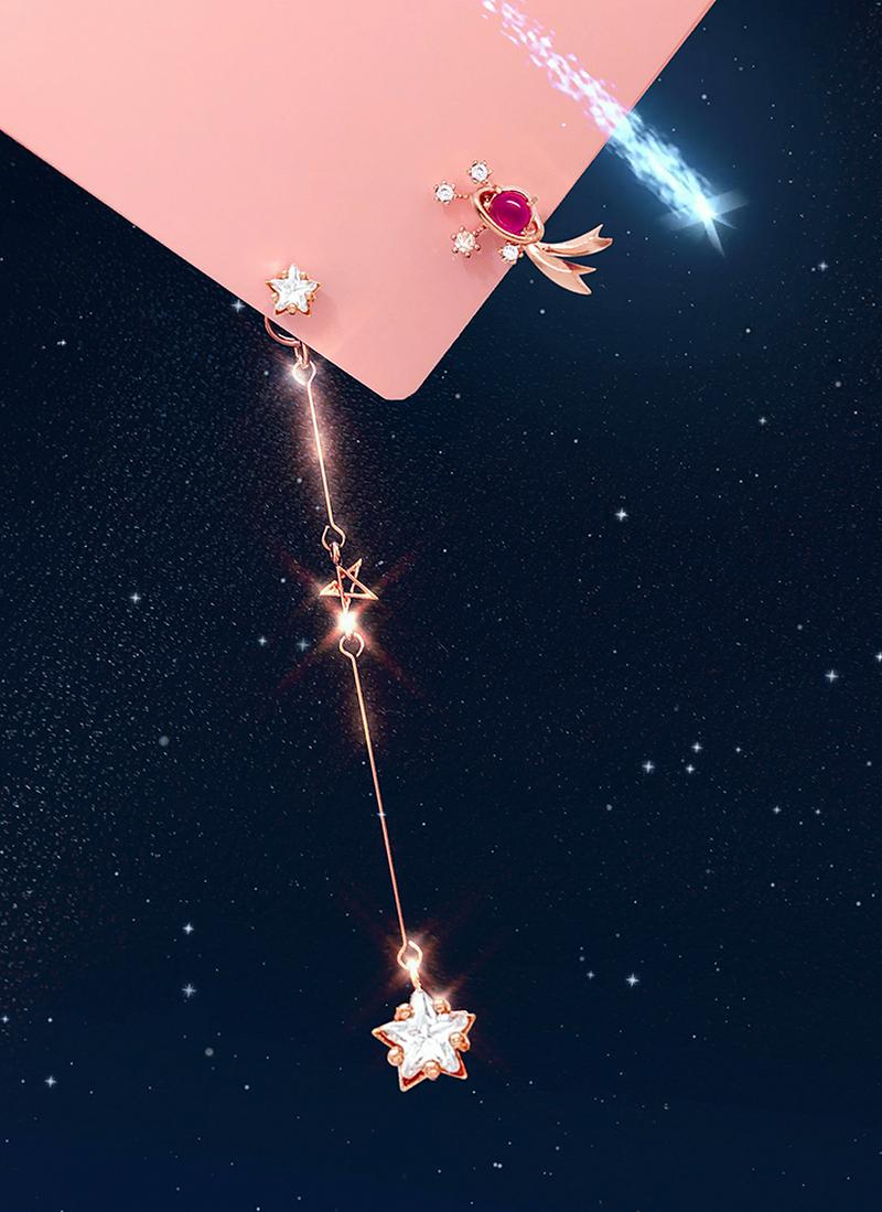 バースデーピアス(ピンクゴールド)