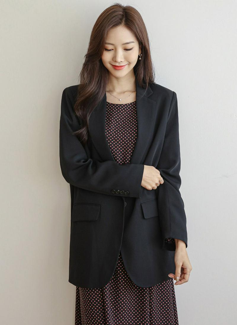 ワンボタンミドルジャケット