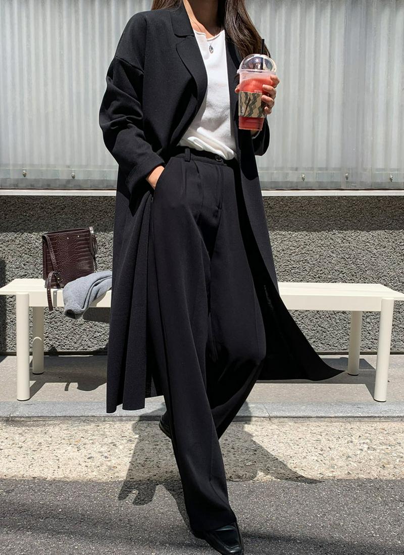 ミニマルロングジャケット