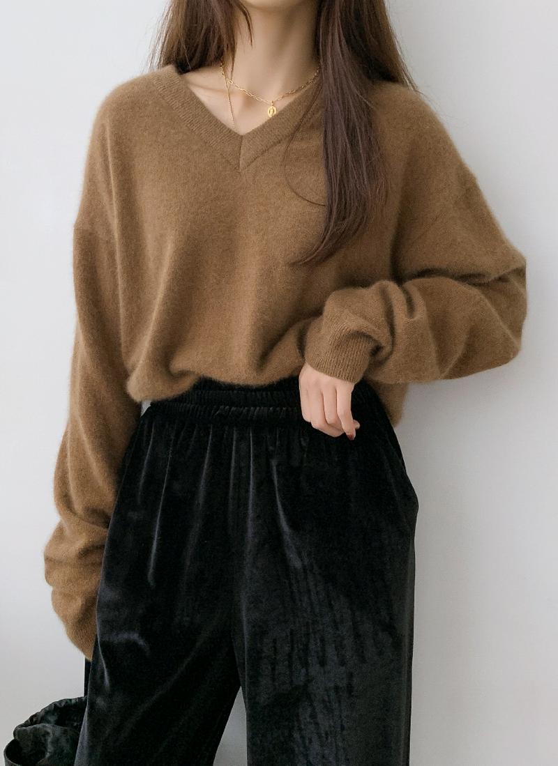 ラクーンブレンドニット