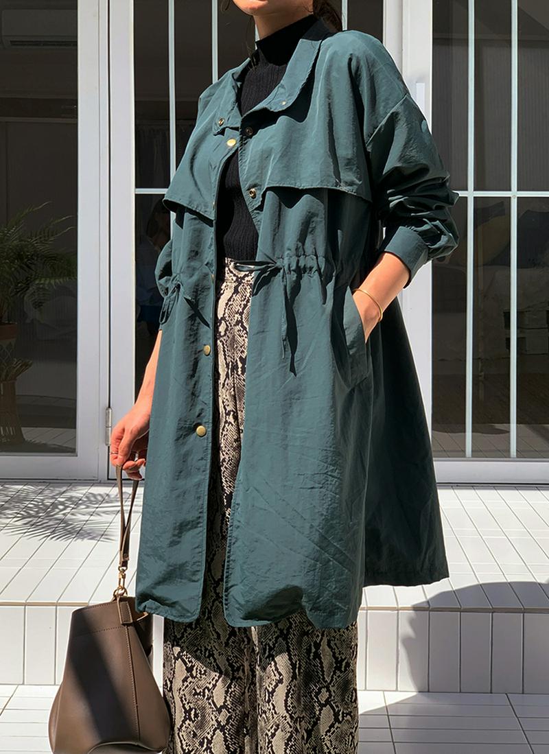 ハーフネックドロストジャケット・全3色