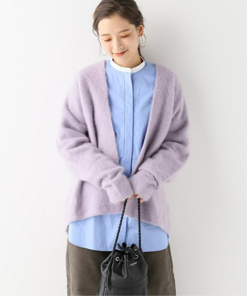 【ATON/エイトン】 FUR CASHMERE ショートカーディガン