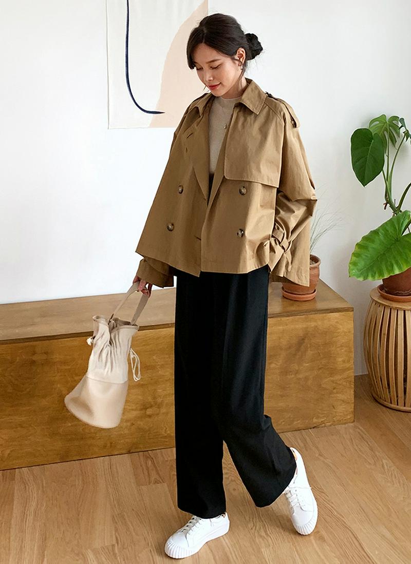 ショートトレンチジャケット・全3色