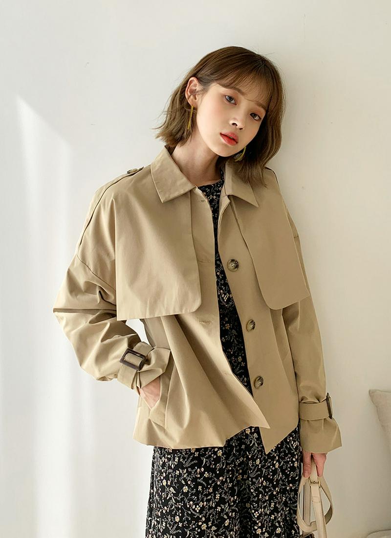 ベルトSETトレンチジャケット・全3色
