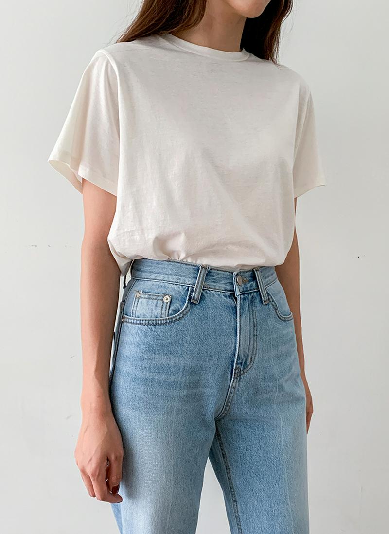 コットンベーシックTシャツ