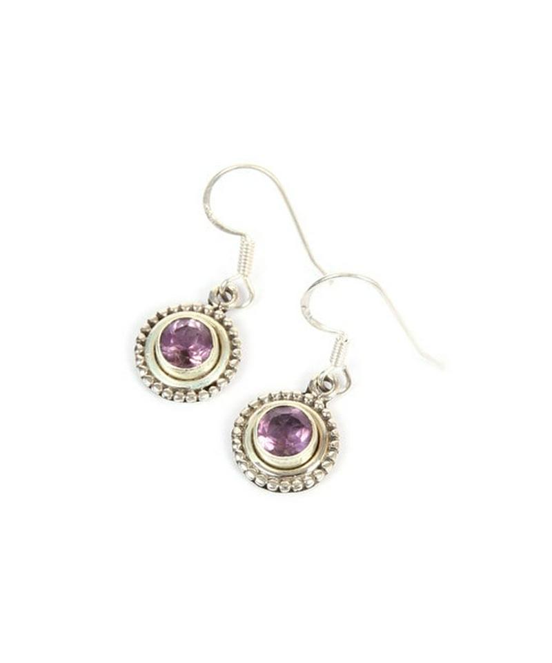 【フランス買付】シルバー925 アメジストピアス