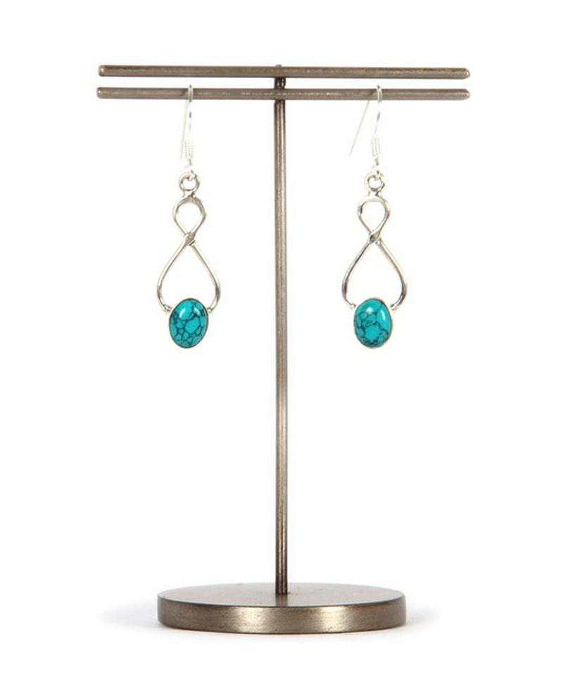 【フランス買付】シルバー925 ターコイズピアス