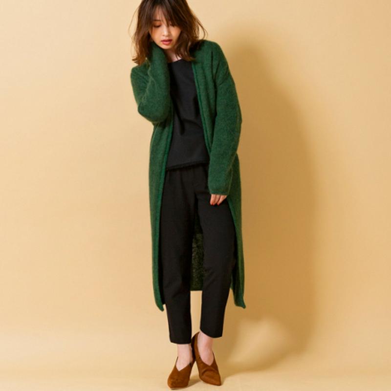 モヘアニットカーディガン