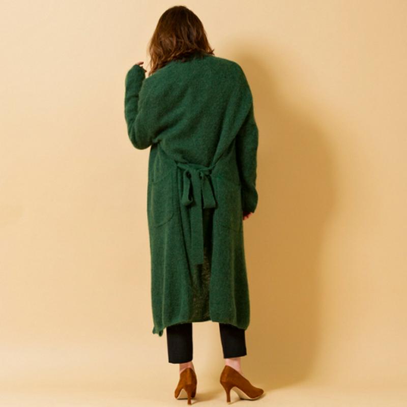 モヘアニットカーディガン