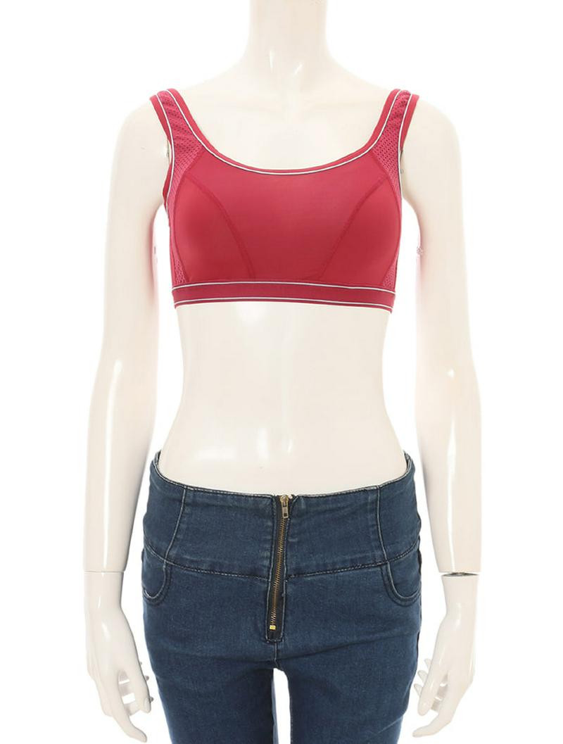 カラーラインメッシュブラトップウェア