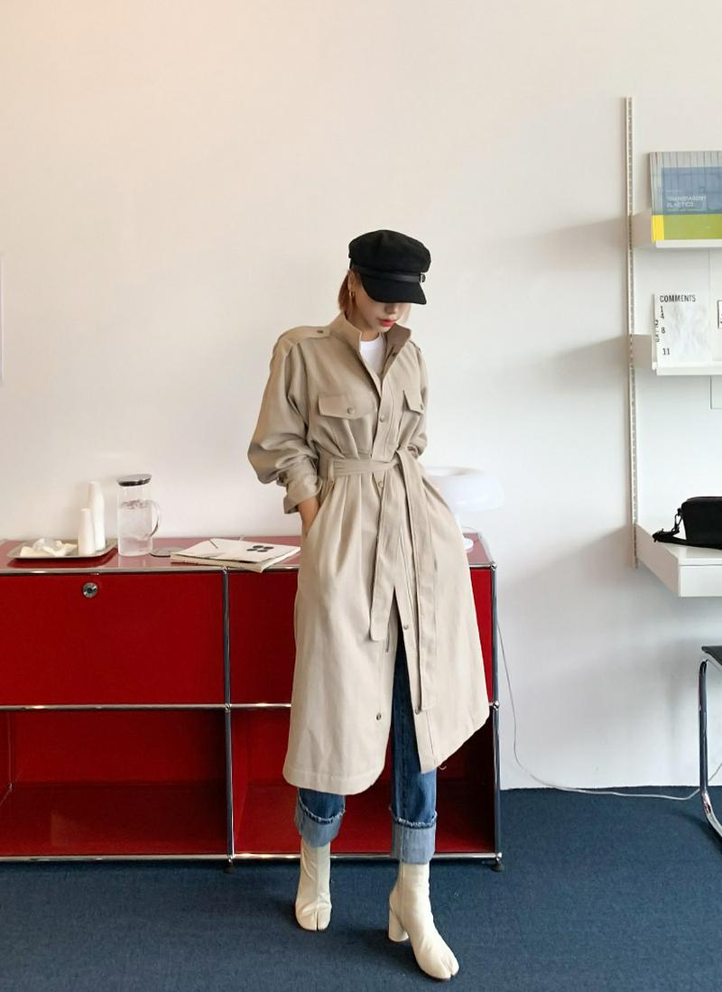 コットンロングジャケット