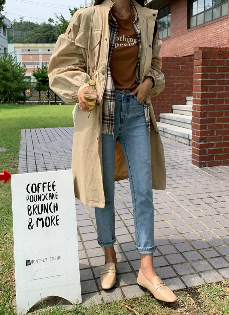 パフスリーブロングジャケット