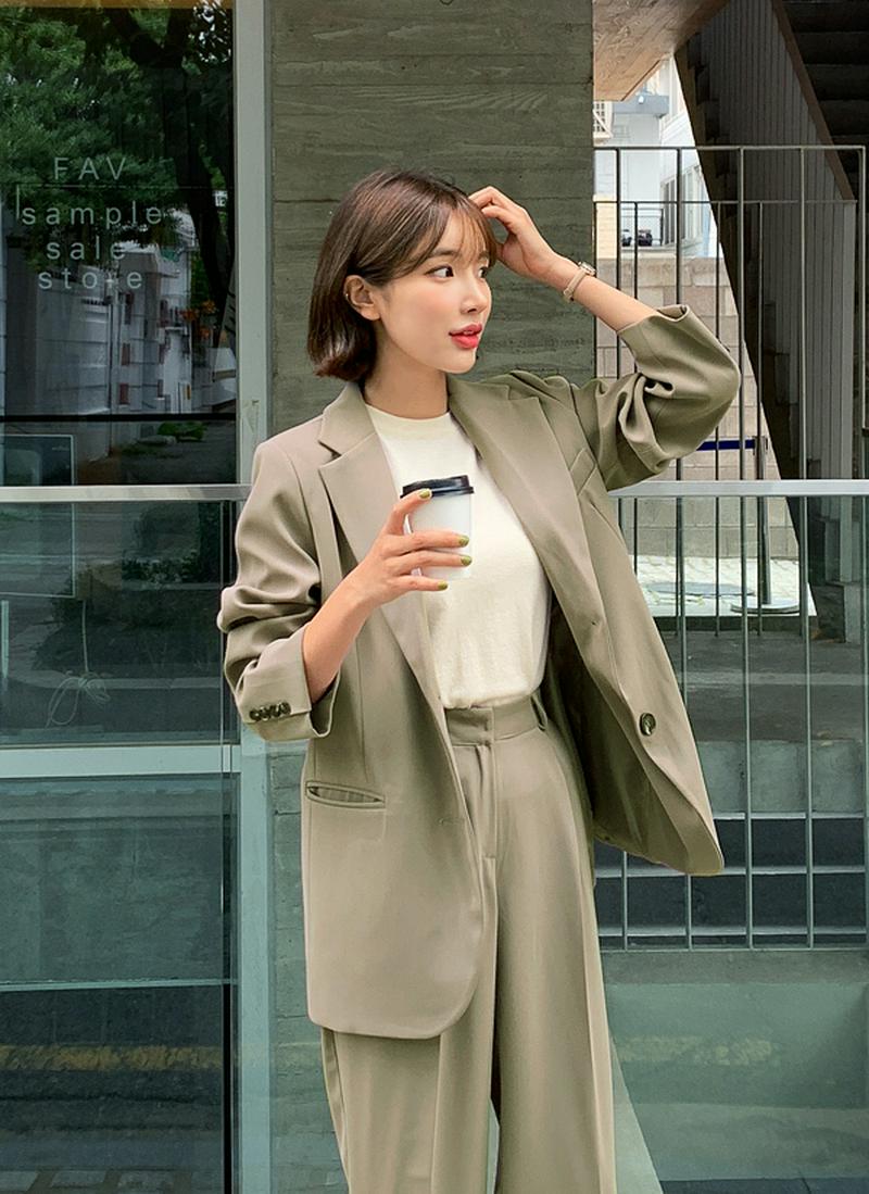 フラップポケットツーボタンジャケット